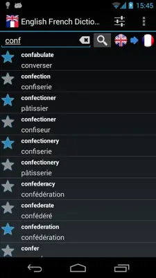 English French Dictionary FREE android App screenshot 2